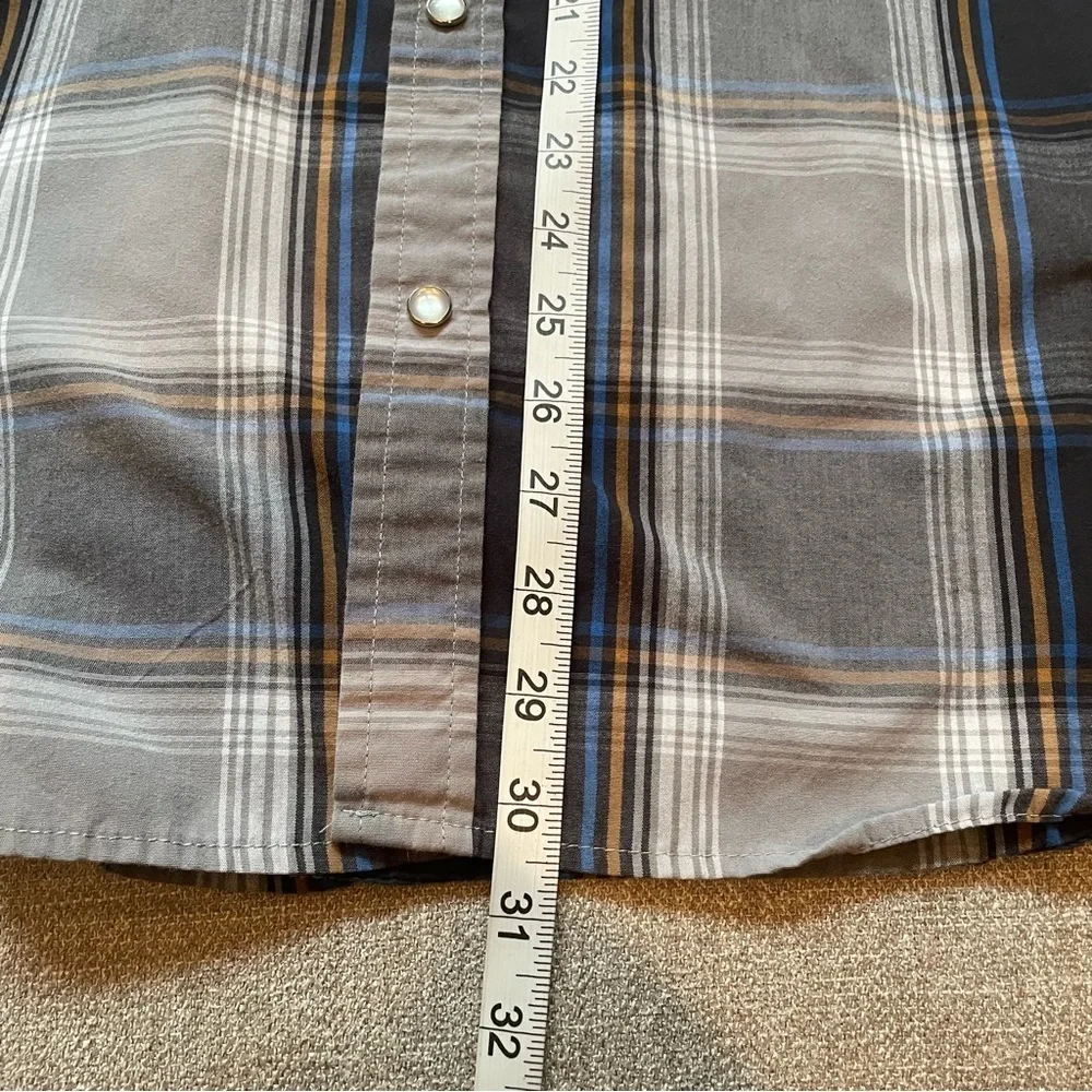 Levi’s Men’s Plaid Pearl Snap Regular Fit Long Sleeve Western Shirt Country